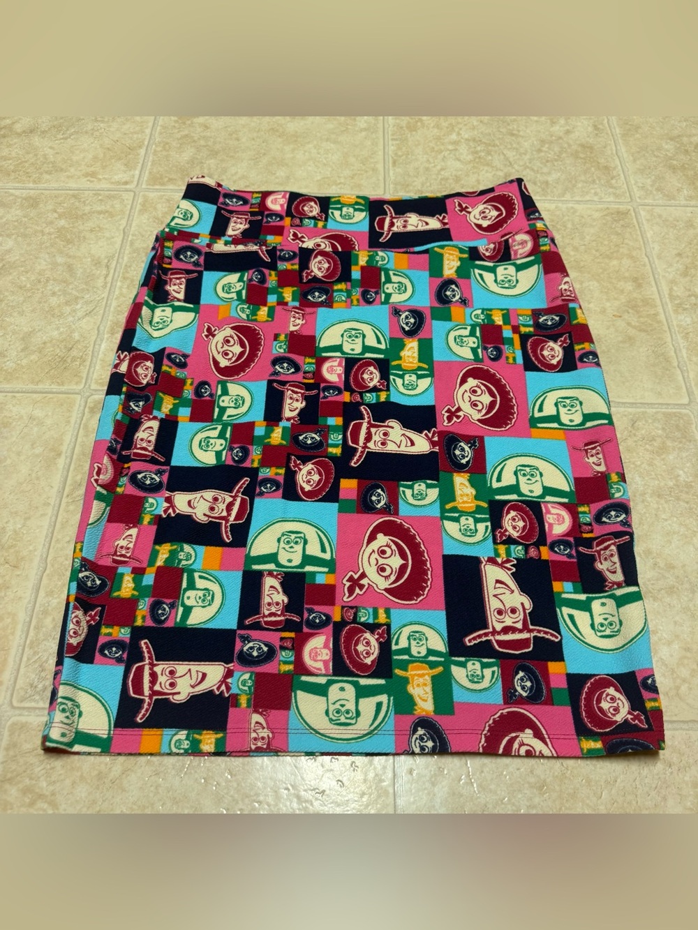 Lularoe Disney Toy Story Cassie Bodycon Skirt Size XL